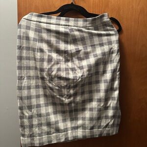 Plaid Pencil Skirt